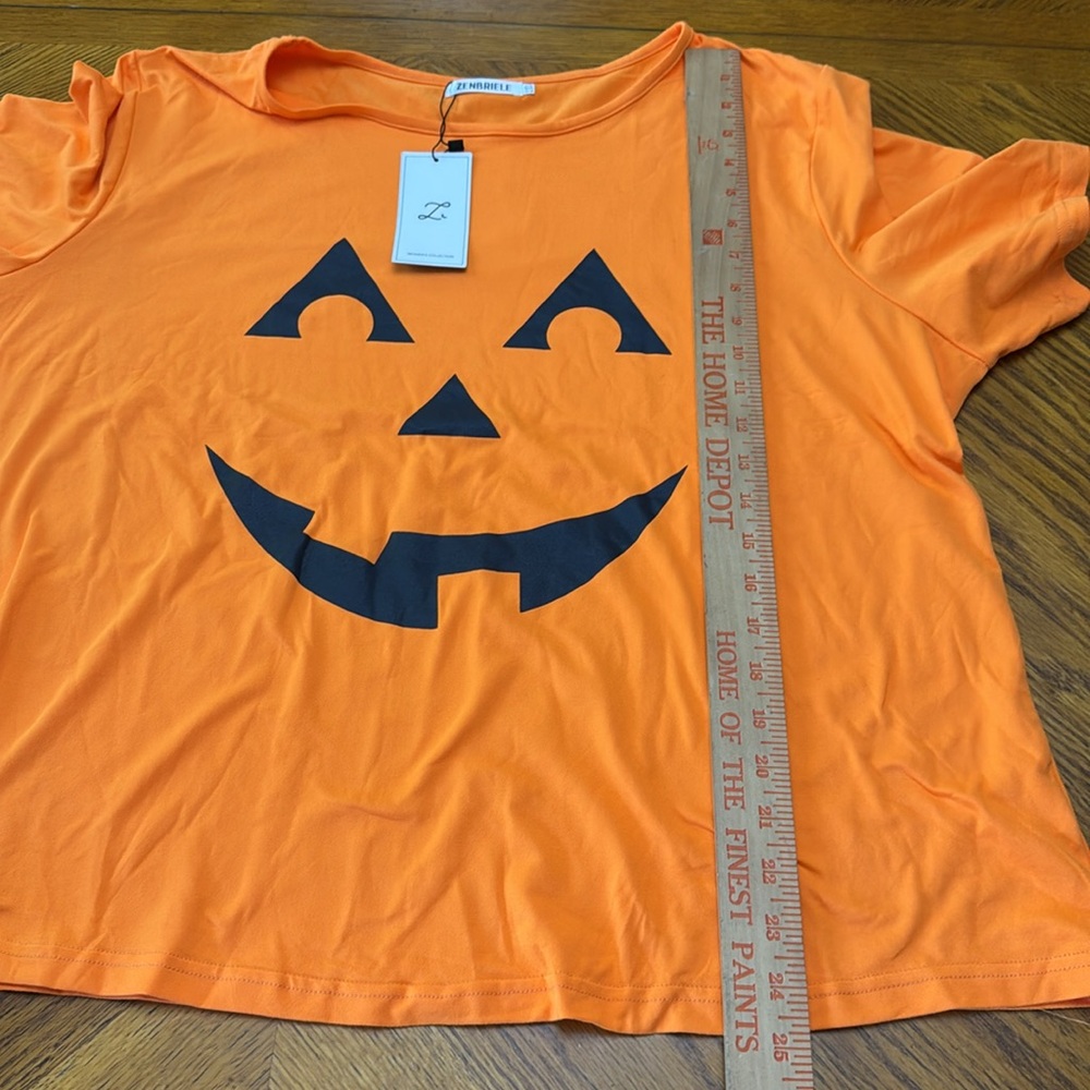 Zenbrile plus size Halloween Pumpkin Pajama Set nwt - Picture 4 of 8